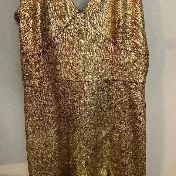 Hutch Gold High Low Dress - Picture 4 of 6